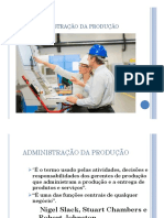 Administração da Produção História