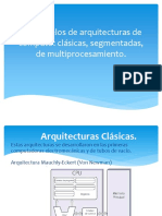 1.1. Modelos de arquitecturas de cómputo_ clásicas, segmentadas, de multiprocesamiento.