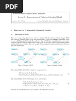 Directed vs. Undirected Graphical Models