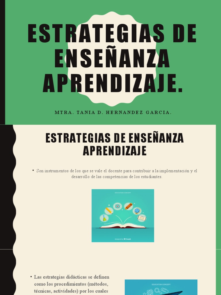 Estrategias Efectivas de Enseñanza-Aprendizaje | PDF | Aprendizaje ...