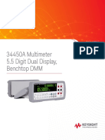 34450A Multimeter 5.5 Digit Dual Display, Benchtop DMM: Data Sheet