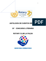 Antologìa Del 29º Concurso Literario Rotary Club La Falda