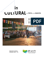 Boletín Cultural Nro. 1 - Diciembre de 2020