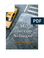 Mi Ano Con Salinger Joanna Rakoff