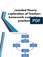 A Grounded Theory - Exploration of Teachers Homework Evaluation Practices