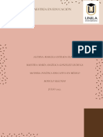 Organizador Gráfico Educación en Mexico y PDN