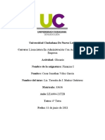 Finanzas I - Glosario de términos financieros