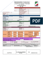 Ficha de Matrícula 2022 - Formato