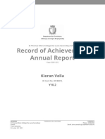 2022 Annual Assessment Kieran Vella