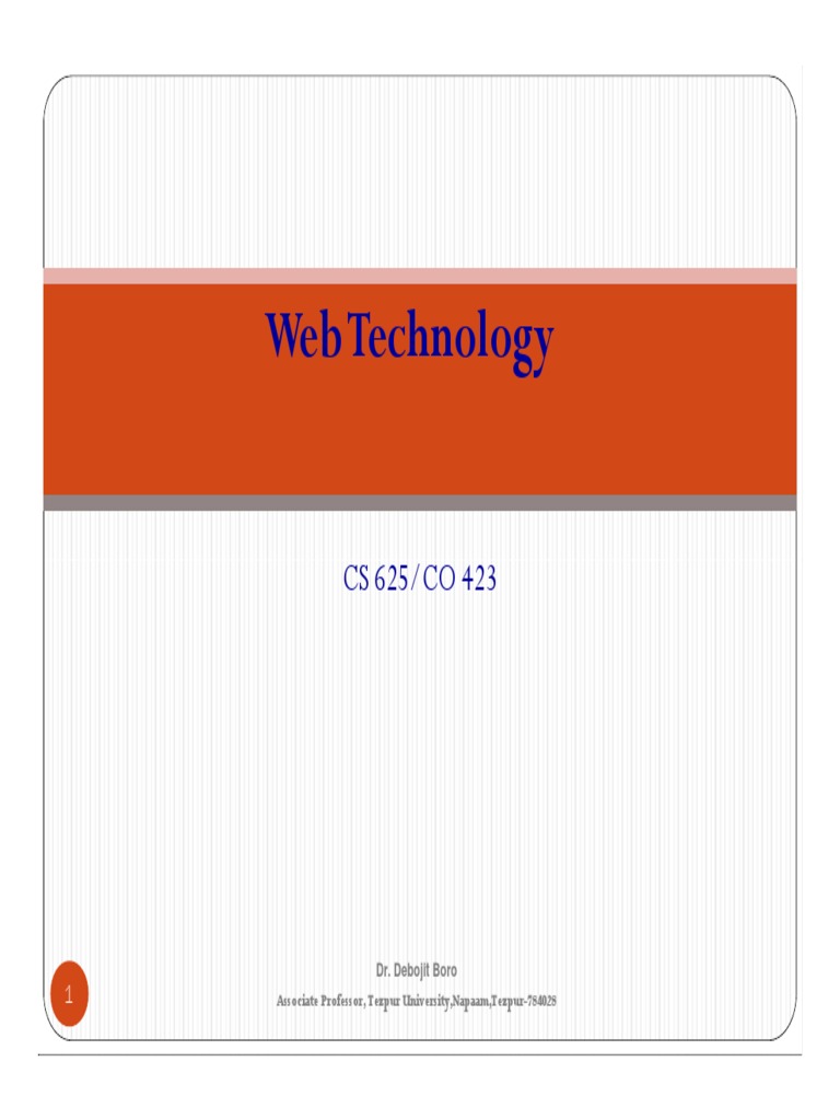 Web Tech Class 4 | PDF | Apache Http Server | Networking