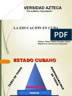 Cuba y Su Educacion en El Mudo