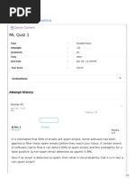 ML Quiz 1: Course Content