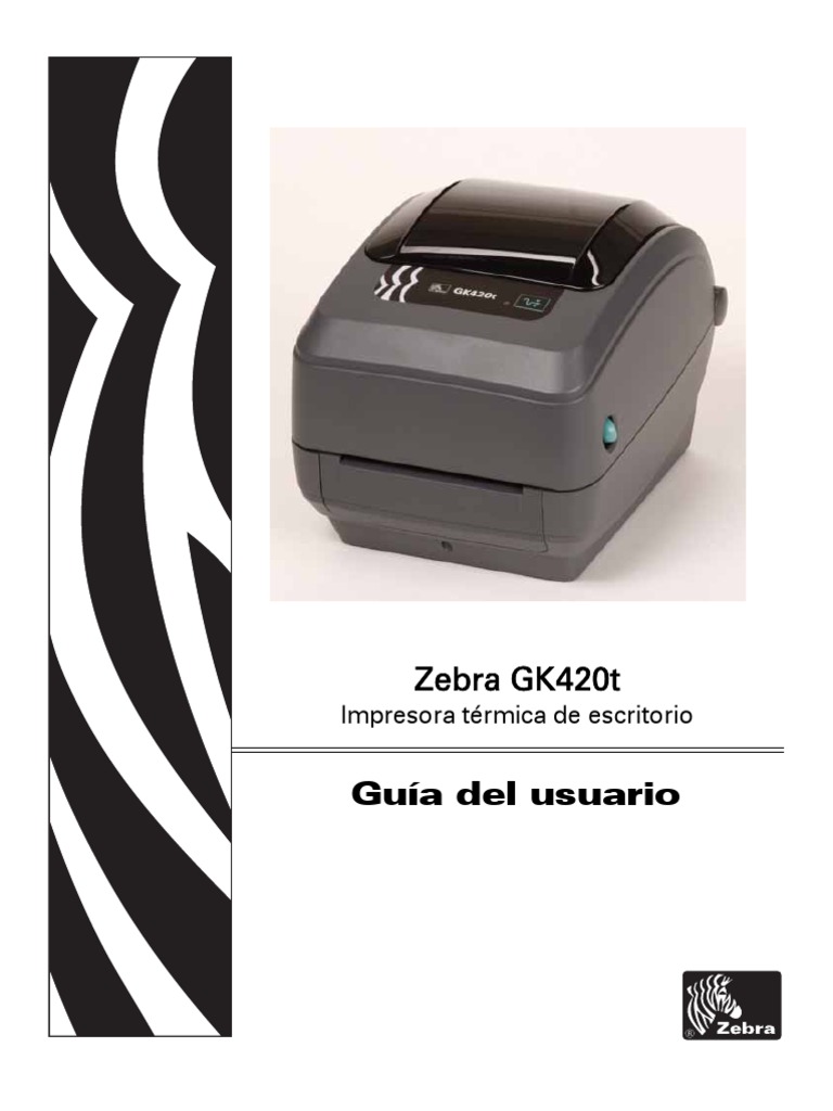 Manual Impresora Zebra Impresora USB
