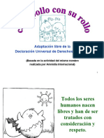 Los Derechos Humanos Cada Pollo Con Su Rollo