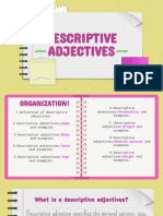 Descriptive Adjectives