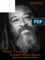 Uzaydan Daha Büyük Gökyüzünden Daha Geniş Mooji Vaster Than Sky