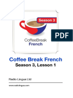 Coffee Break French: Season 3, Lesson 1