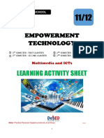 Empowerment Technology: Learning Activity Sheet