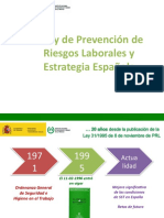 Ley de Prevención de Riesgos Laborales y Estrategia Española: 20 años de evolución