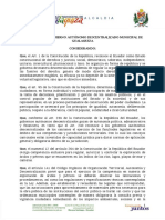 La Ordenanza Sustitutiva para Regular Autorizar y Controlar La Explotación de Materiales Áridos y Pétreos PDF