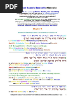 Genesis Interlineal | PDF | Septuagint | Old Testament