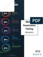 MSSQL Penetration Testing: Metasploit