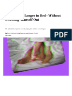 How To Last Longer in Bed - 13 Ways To Make Sex Last Longer