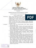 Perda No 6 Tahun 2016 Tentang Pembentukan Dan Susunan Perangkat Daerah