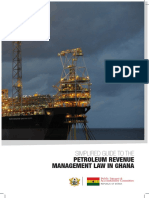 Petroleum Revenue Management Law in Ghana: Simplified Guide To The
