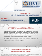 Unidad 3 Programacion Lineal P.L