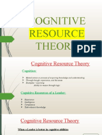 Cognitive Resource Theory
