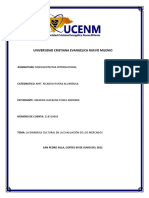 Universidad Cristiana Evangelica Nuevo Milenio: Asignatura: Mercadotecnia Internacional