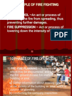 Principle of Fire Fighting Principle of Fire Fighting