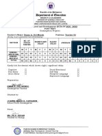 Panungyanan Es Post Ecd Assessment 2021-2022