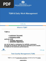 TQM & Daily Work Management