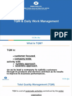 TQM & Daily Work Management