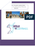 Uclu Volleyball Sponsorship Proposal