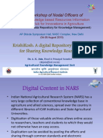 Krishikosh: A Digital Repository of Nares For Sharing Knowledge Resources