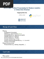 Python Data Structure 4 Updated