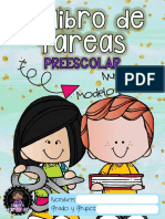 Mi Libro de Tareas Preescolar BONITO 6 CAMPOS