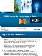 IEEEXtreme - La Receta para El Éxito (2019)