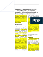 Dinámica y Patología Del Barrido Mucociliar Como Mecanismo Defensivo Del Pulmón y Alternativas Farmacologicas de Tratamiento