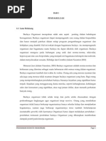 Perubahan Budaya Organisasi