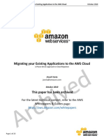 Migrating Your Existing Applications To The AWS Cloud