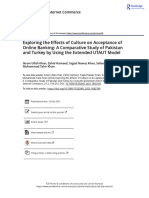 Exploring The Effects of Culture On Acceptance of Online Banking A Comparative Study of Pakistan and Turkey by Using The Extended UTAUT Model