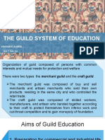 Educ 403 The Guild System of Education - Cristian D. Alonzo