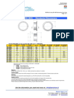 BS 4825 Ferrule Clamp Dimensions