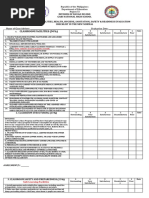 Basic Classroom Facilities Structuring School Safety Preparedness Evaluation Checklist