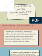 Theory of Motor Control: Dynamic System Theo RY