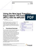 Using The New Input Transition / Input Capture TPU Function (NITC) With The MPC500 Family